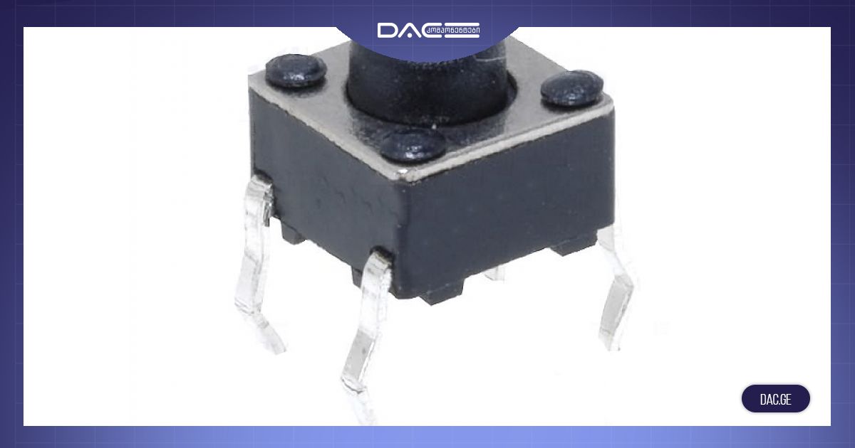 DAC Components – Push-button 469 B TACT-65N 5.0MM