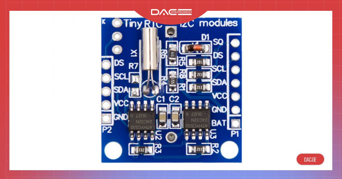 DAC Components – Module AR009 TINY RTC I2C MODULE
