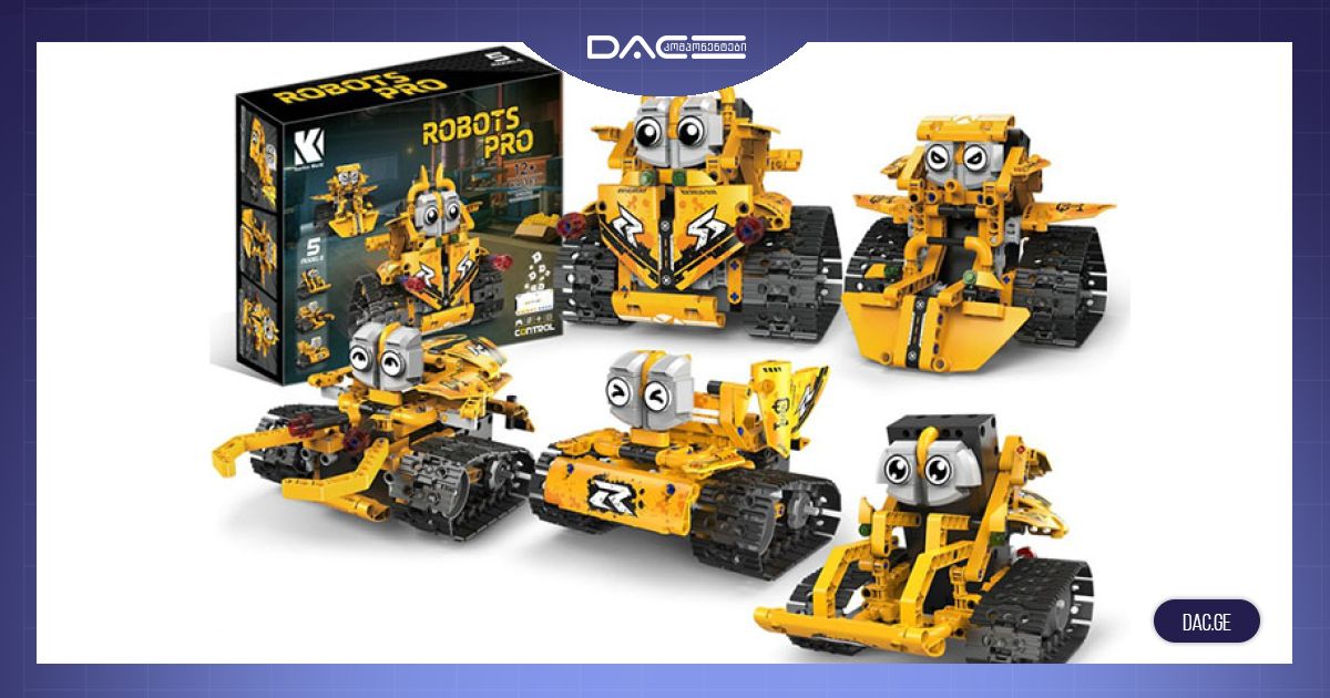 DAC Components – AR0632 Programable Robot Car 269pcs Blocks