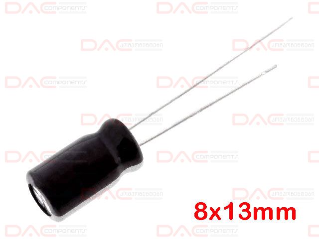 DAC Components – Capacitor electrolytic 16V 330.MF 08X13 105`C