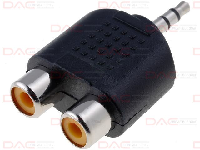 Adaptador JACK 3.5 X PLUG RCA METAL