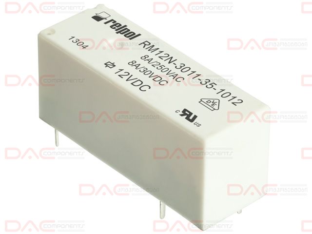 DAC Components – Relay REL41 RM12N 12V 8A 620 OM 20 MA