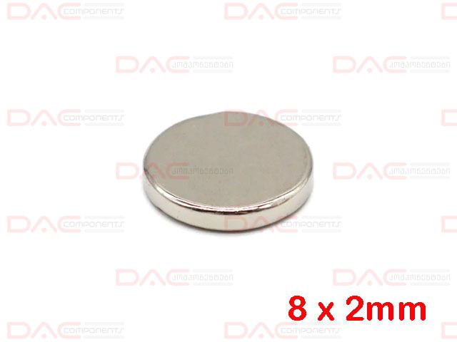 DAC Components – 1931 8x2mm Round Magnet