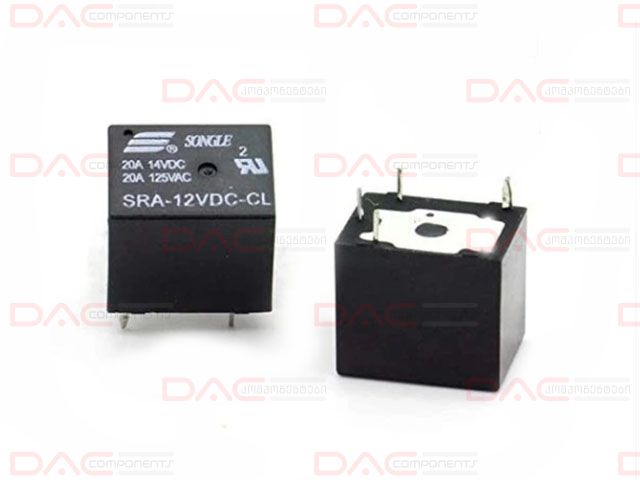 Song Le Sra-05vdc-al Sra-12vdc-al Sra-24vdc-al 5v 12v 24v 20a 4 Pin Dc Normalmente Aperto Relè Di Potenza - Foto 14
